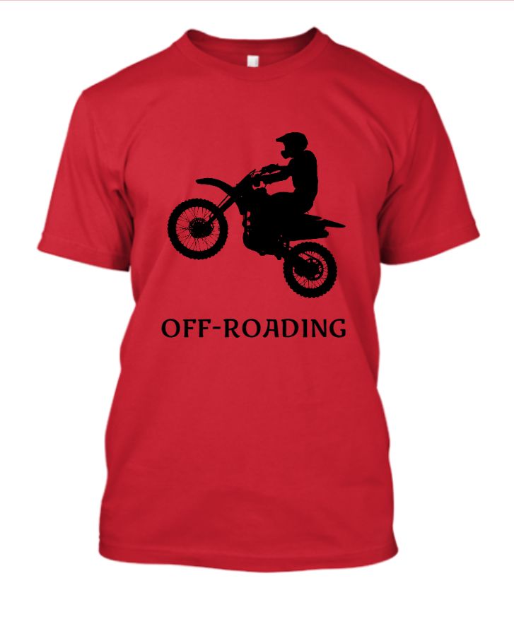 Off-roading biking T-shirt | Half Sleeves T-shirt - Front