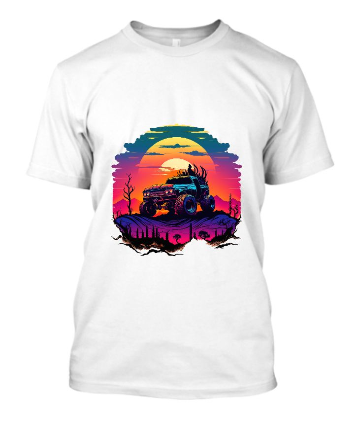 Oil Painting Jeep T-shirt - Front