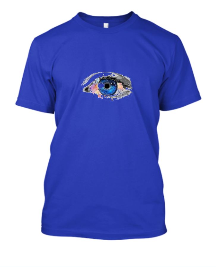 One Eye Half Sleeve T-Shirt - Front