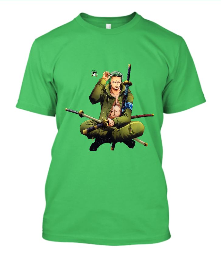 One Piece Zoro Printed T-shirt - Front