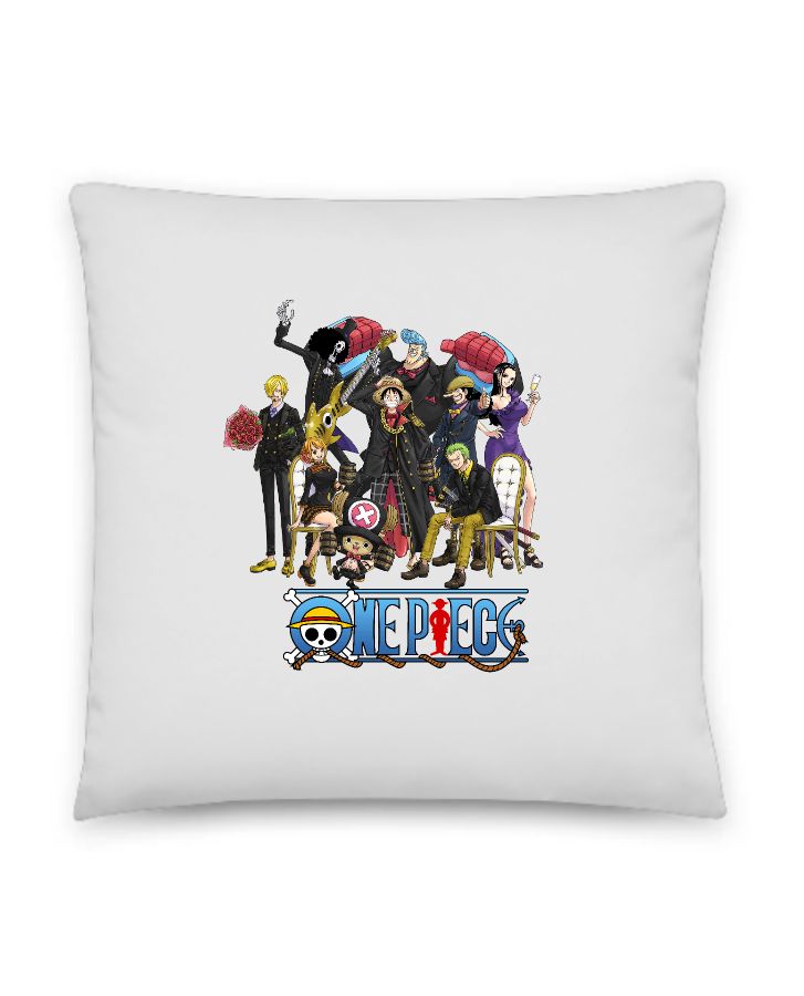 One Piece printed pillow - Front