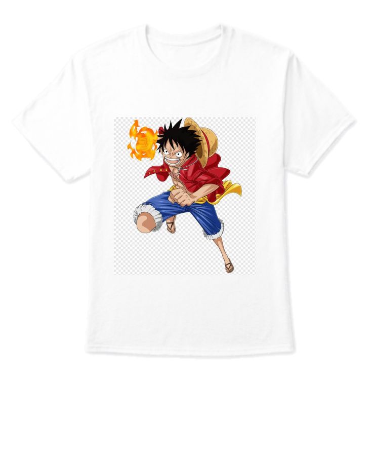 One piece luffy printed T-shirts - Front