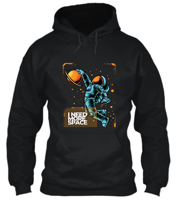 Orange Yellow Space Hoodie - Front