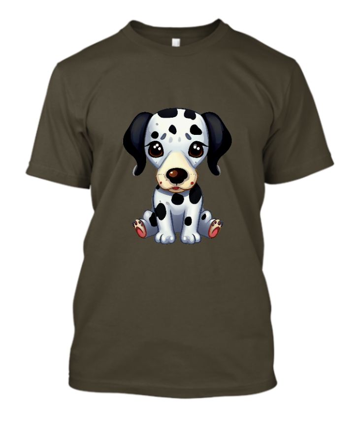 Oversized Dog Printed T shirt  - Front