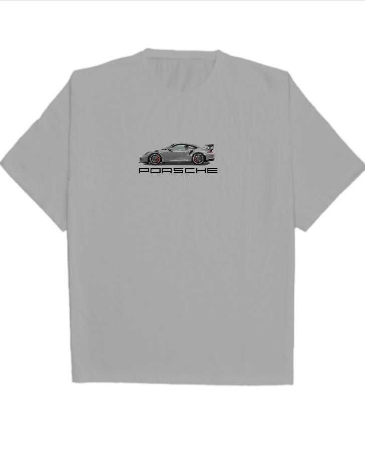 Oversized porsche Tshirt - Front