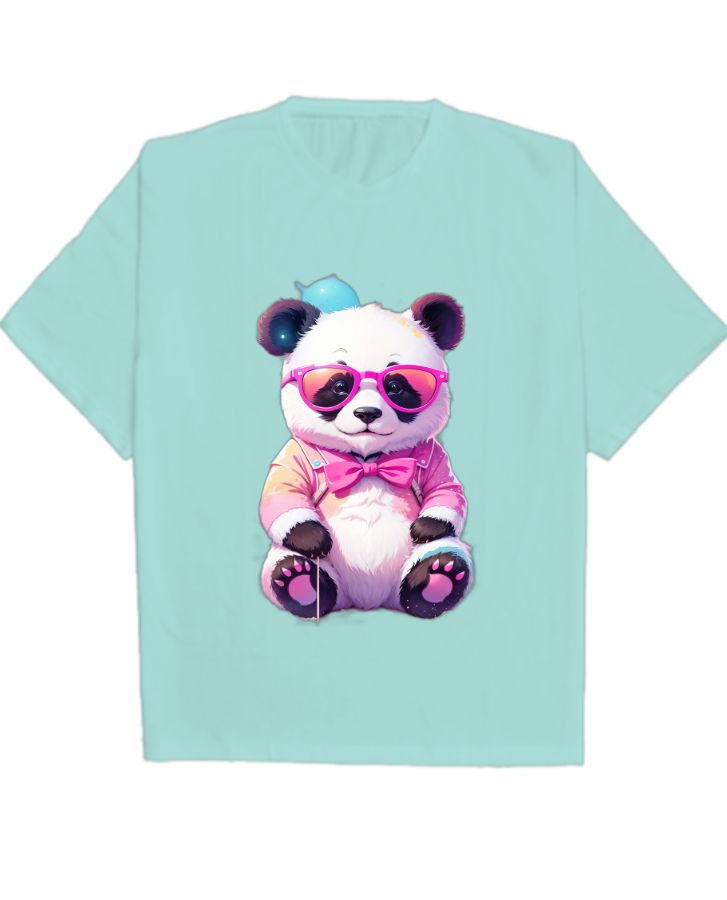 PANDA OVERSIZE TSHIRT - Front