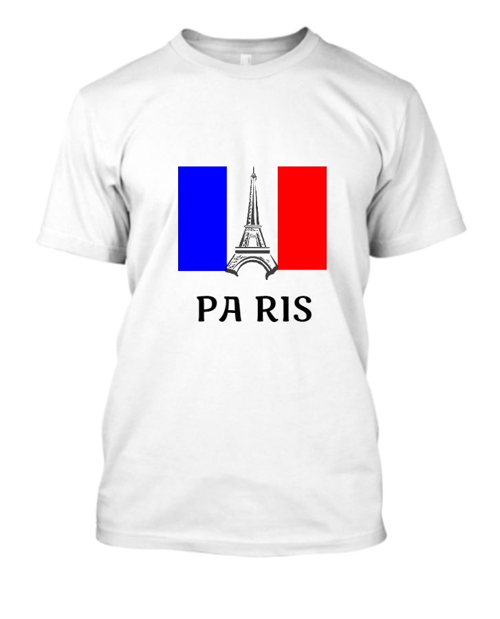 PARIS/ HAIF SLEEVE/WHITE - Front