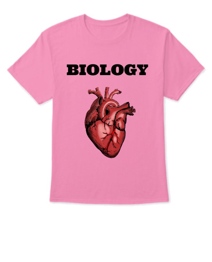 PINK BIOLOGY TSHIRT - Front