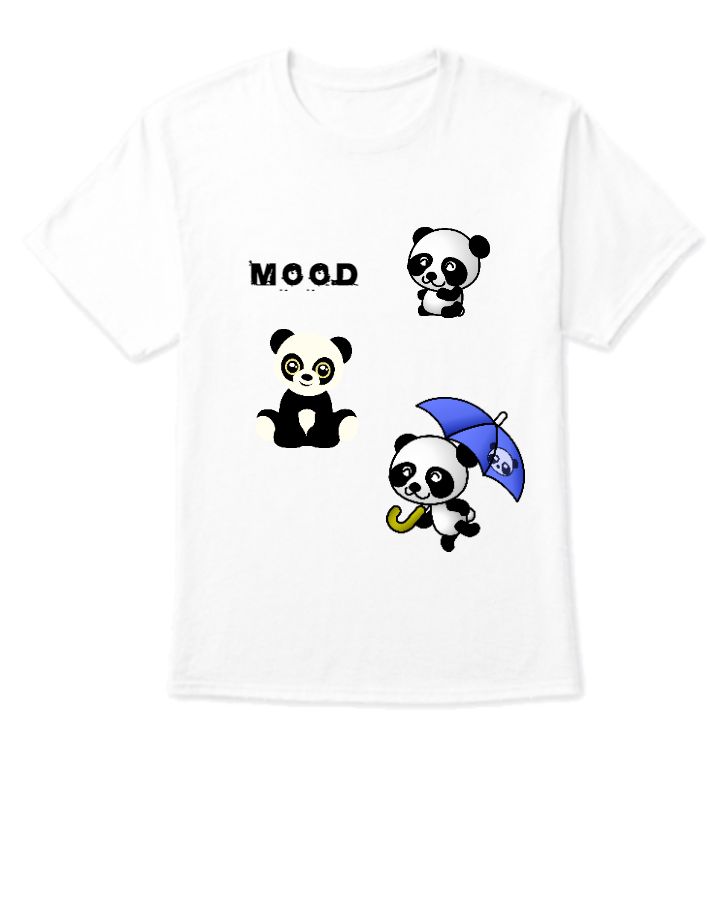 Panda Design Great T-shirt - Front