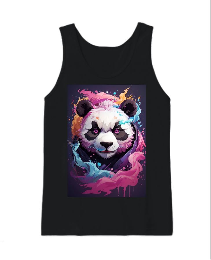 Panda Vests For Savage Look - Front