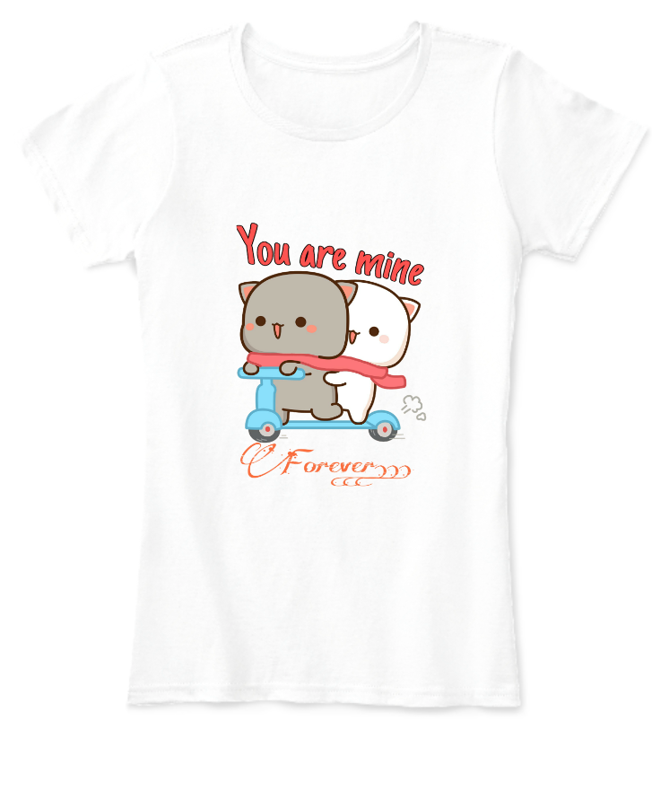 Peach And Goma Love Forever Women's T-shirts - Front