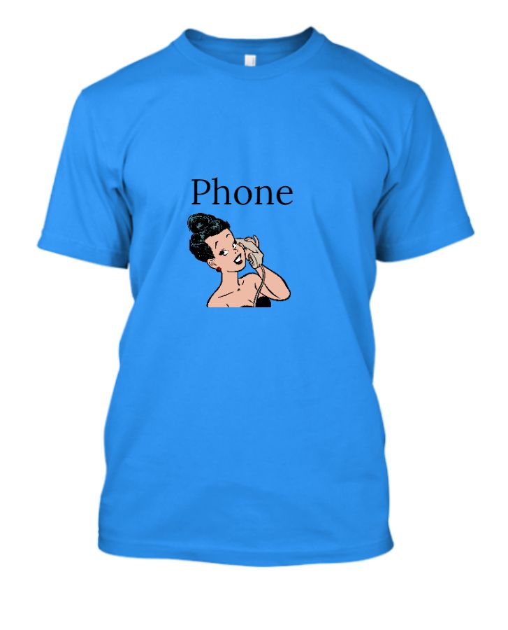Phone half saleeve t-shirt - Front