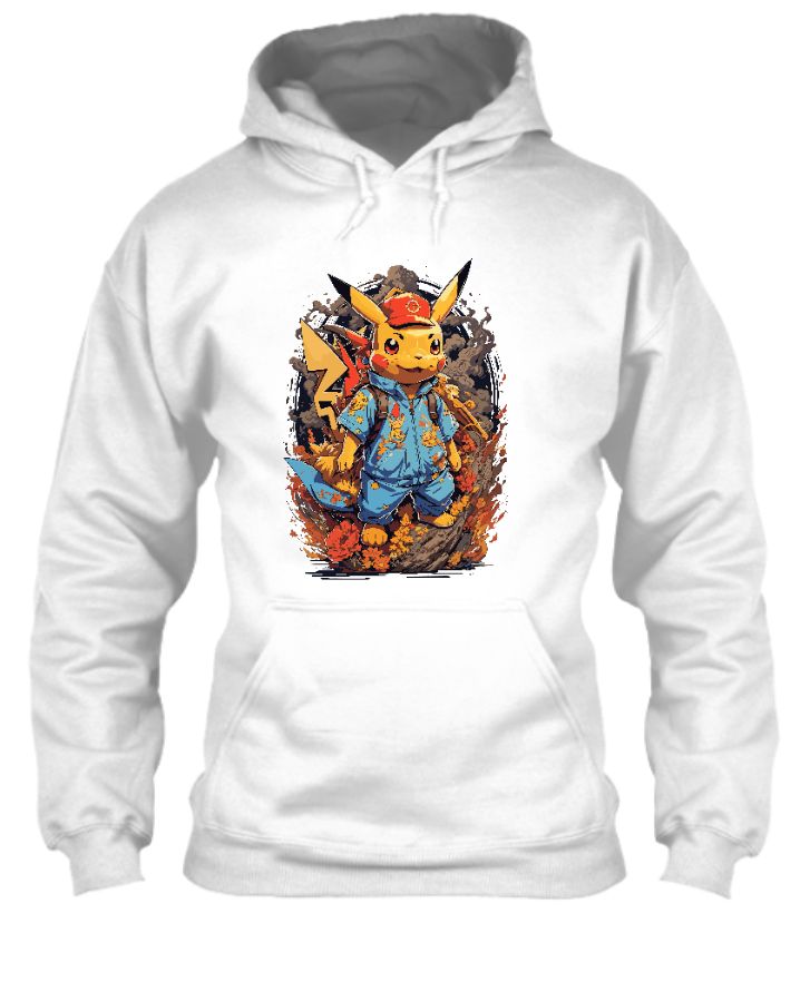 Pikachu Printed Hoodie | Full Sleeve Hoodie - Front