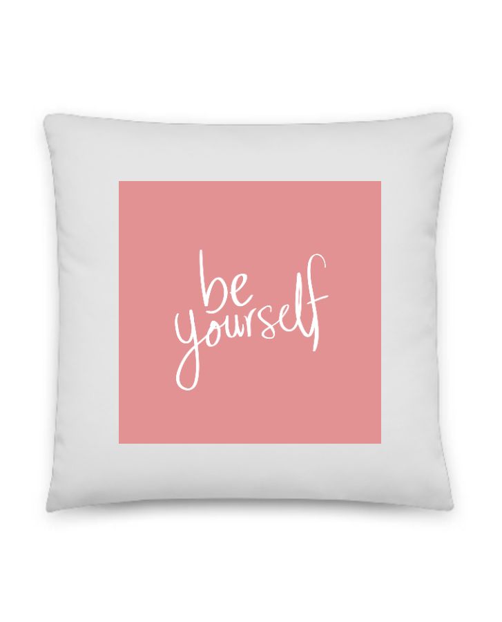 Pink pillow  - Front