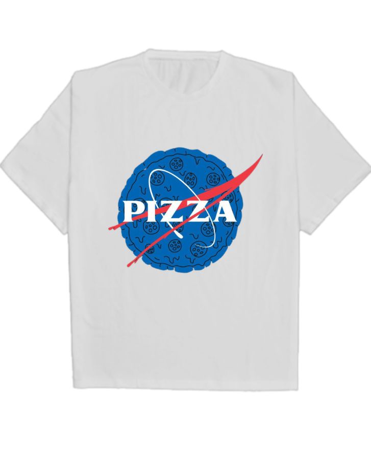 Pizza | Oversized T-Shirt - Front