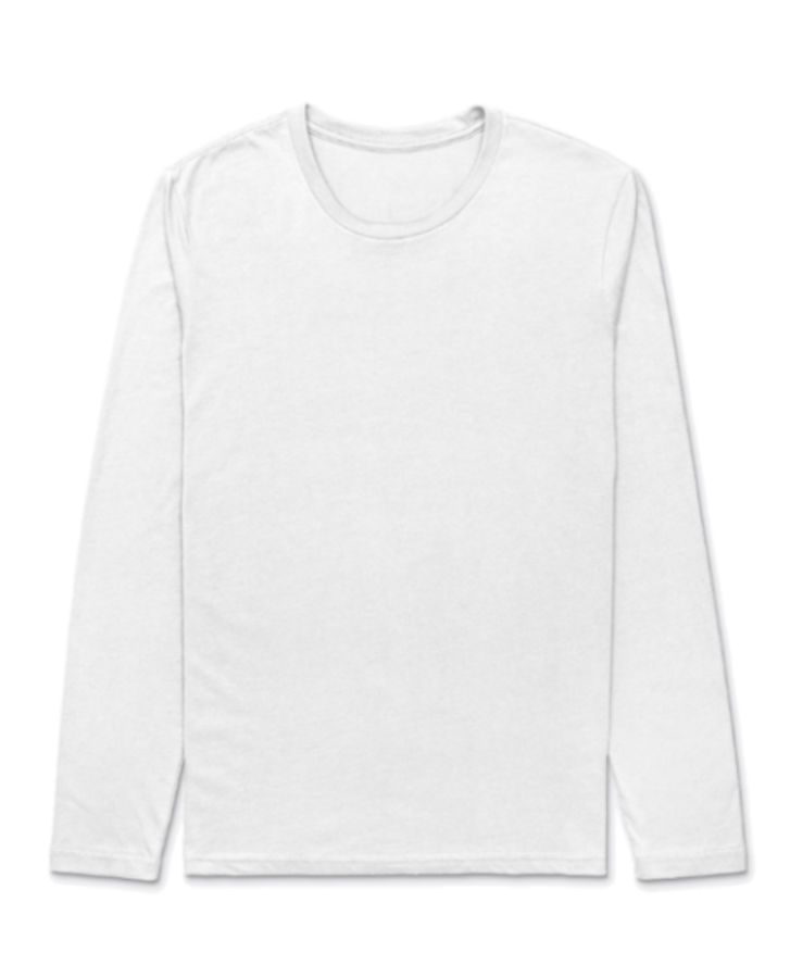 Plain Color Full Sleeves T-Shirt - Front