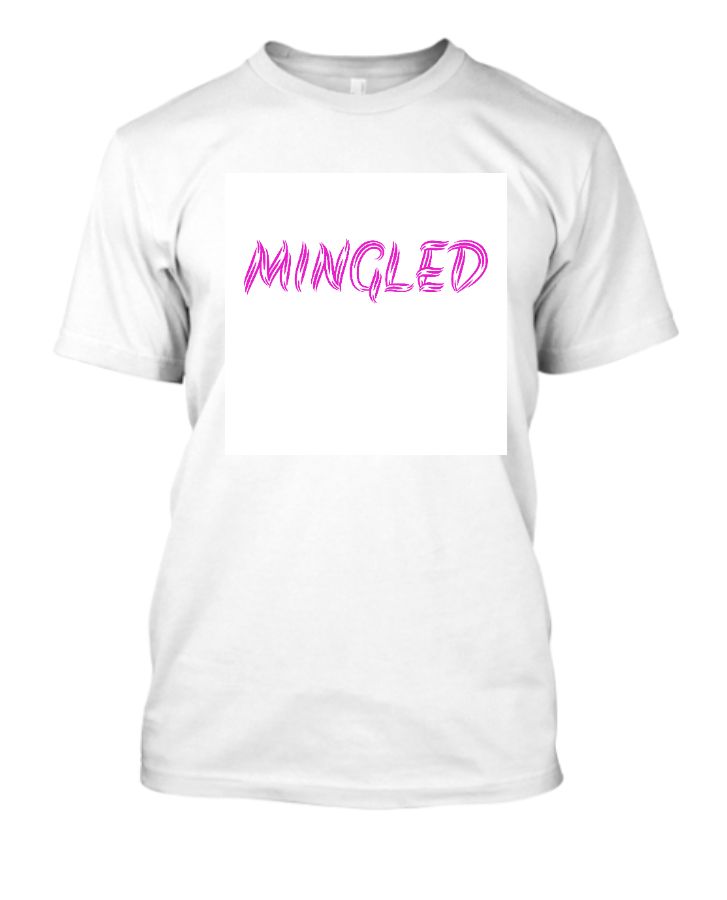 Plain street wear t-shirt-MINGLED - Front