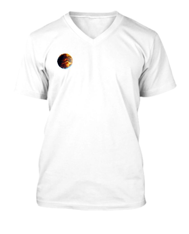 Plain_V-Neck_Tee - Front