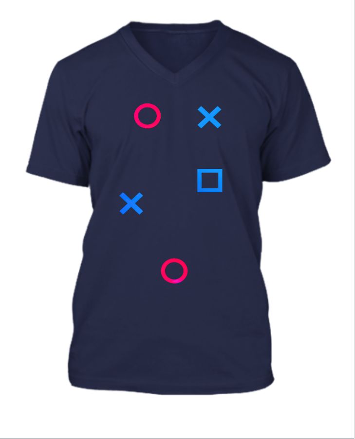 Play Station Edition V-Neck Tee - Front