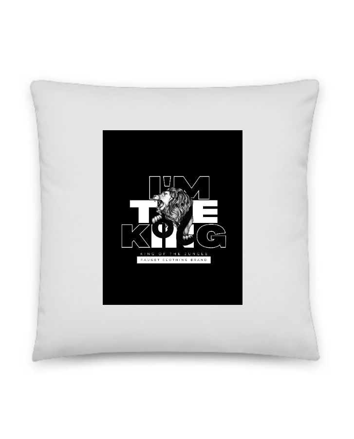 Polyester whIte pillow  - Front