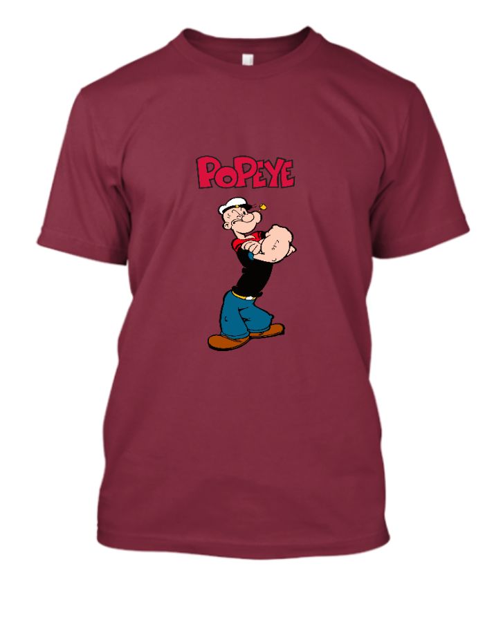 Popeye Tshirt |  Half Sleeve Printed TShirt for man and women - Front