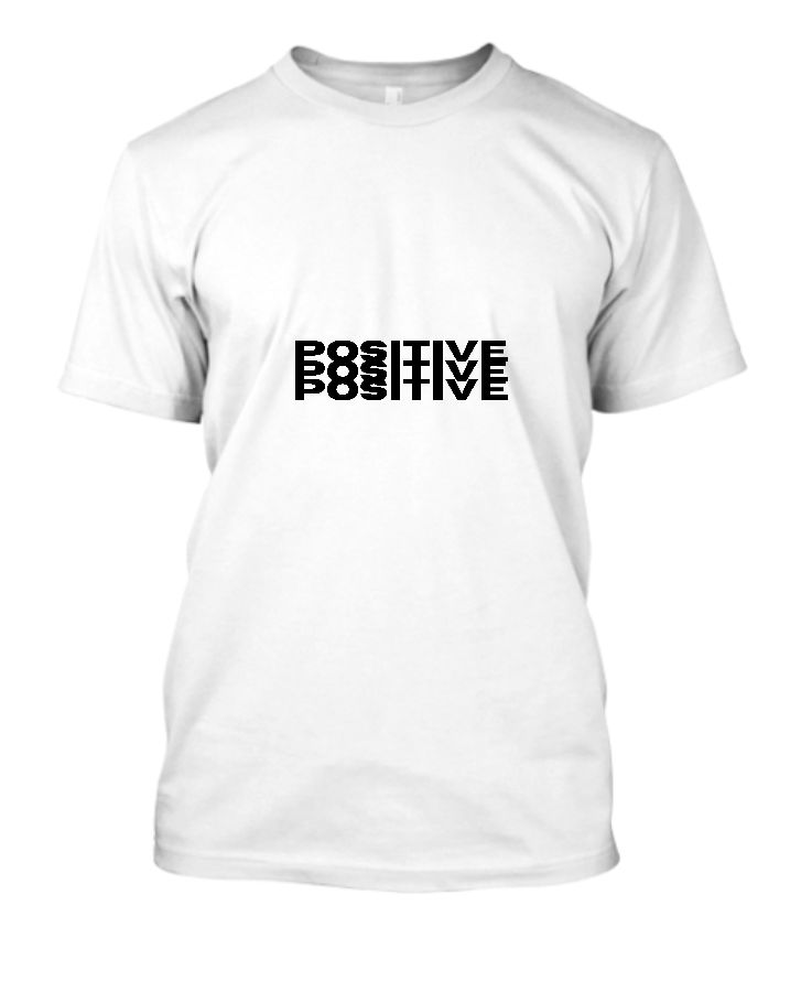 Positive | Half Sleeve T-shirt For Men - Front