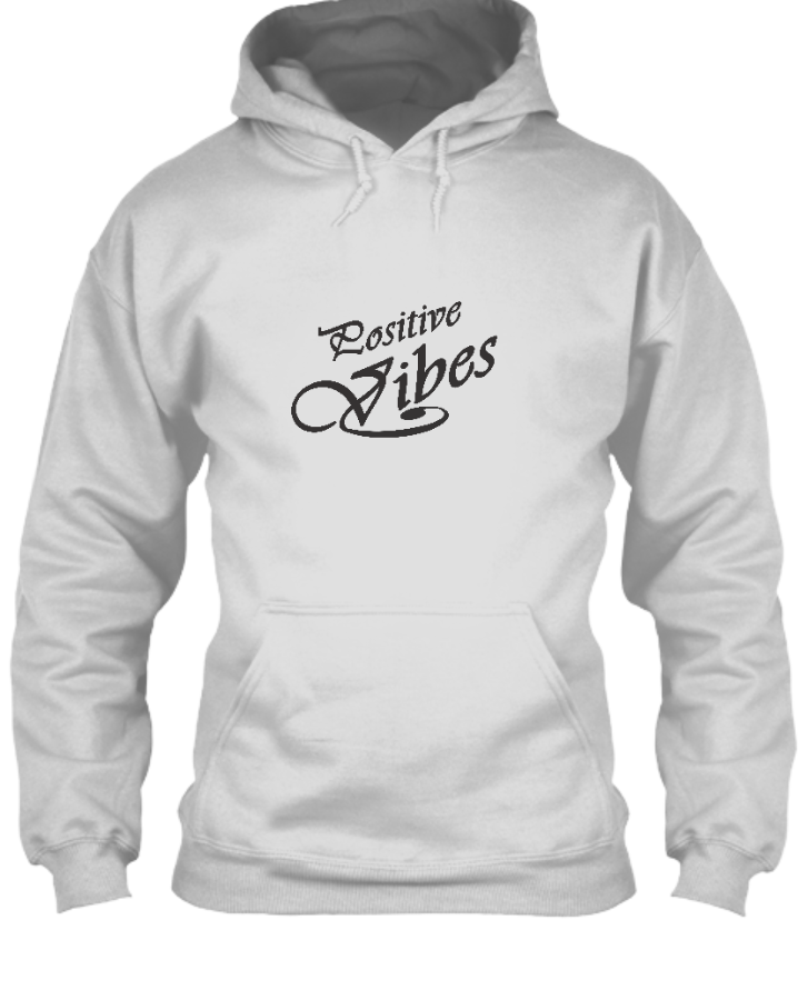 Positive vibes hoodie - Front