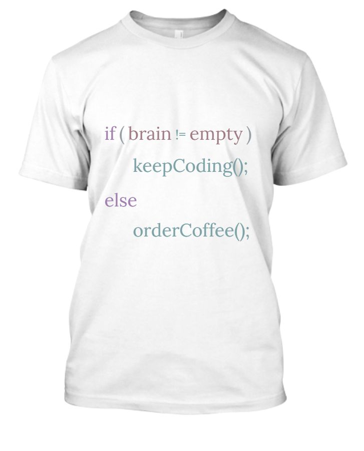 Programmer T-Shirt | T-Shirt for Coders| Half Sleeve T-Shirt - Front