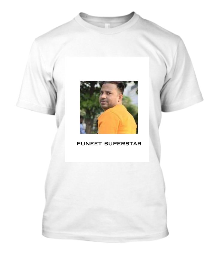 Puneet superstar printed half sleeve t-shirt  - Front