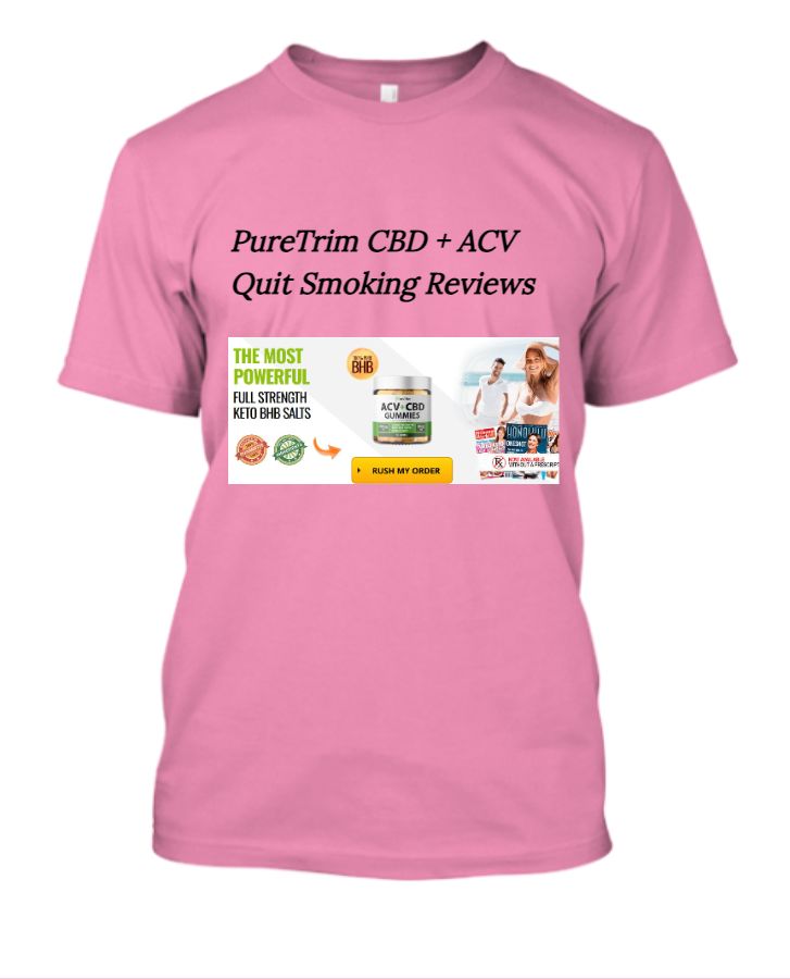 PureTrim CBD + ACV Quit Smoking: Feel Better Naturally With CBD! - Front
