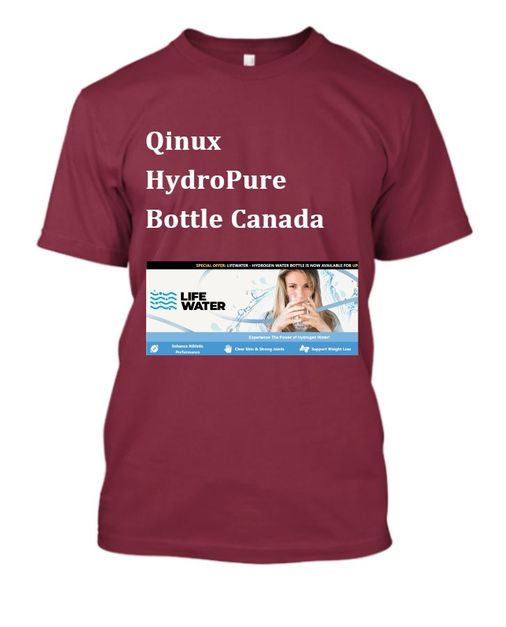 Qinux HydroPure Bottle Canada Enhanced Hydration & Antioxidant Benefits! - Front