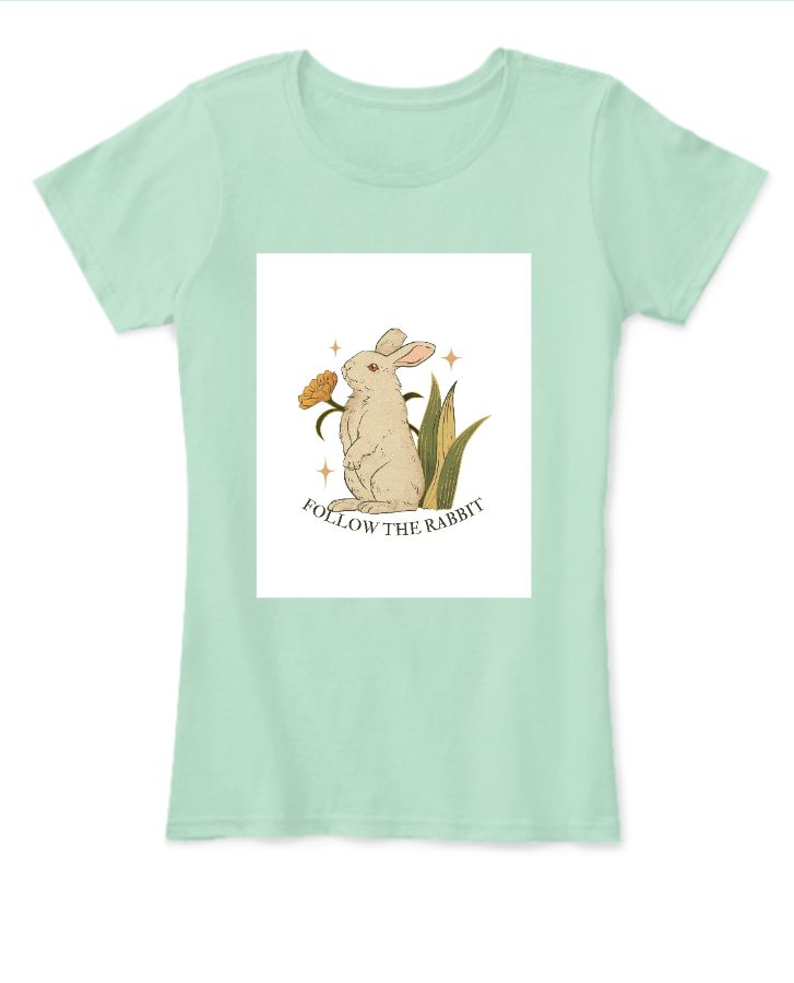 Rabbit T shirt designs - Front