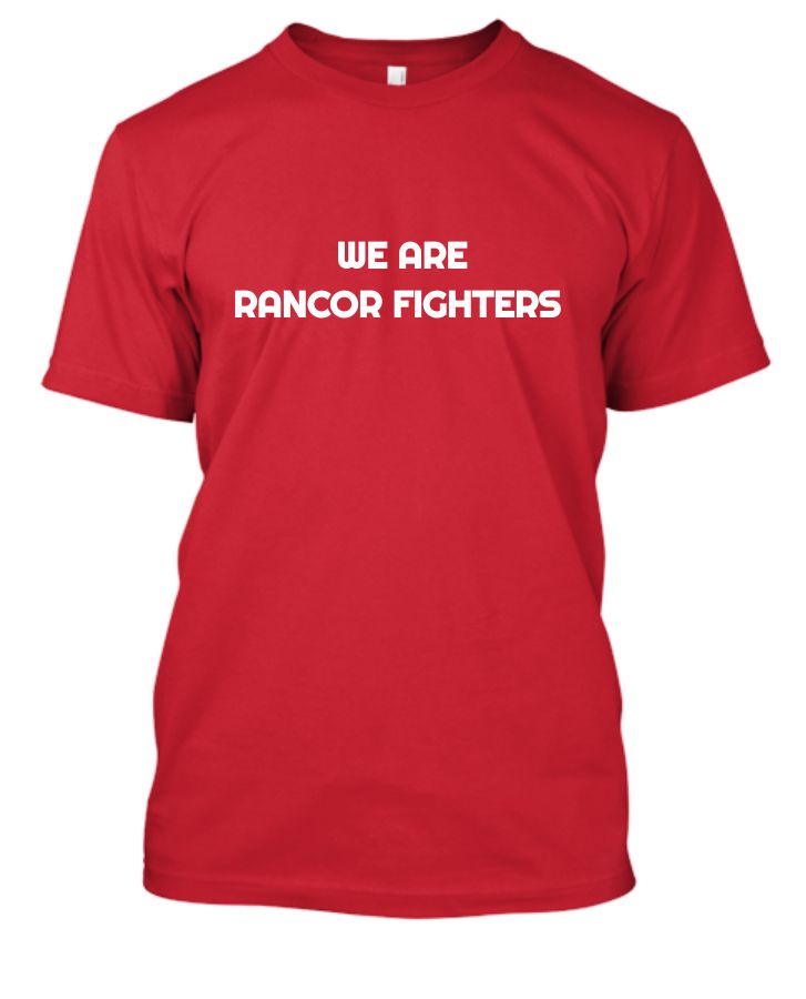Rancor Fighters pro wrestling official t-shirt - Front