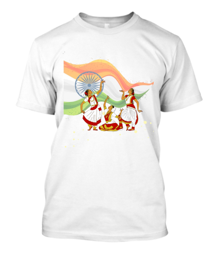 Republic Day T-shirt With Dancer - Republic Day Collection - Front