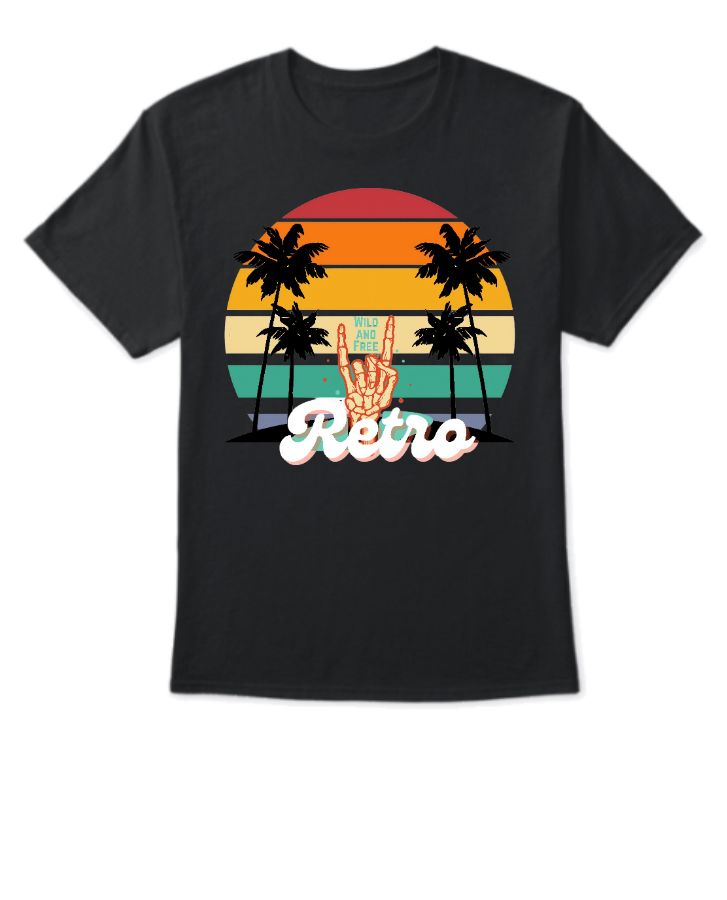 Retro Unique Design Tee - Front