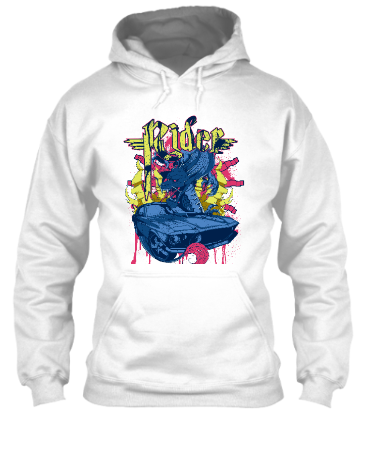 Rider Premium Pullover Hoodie - Front
