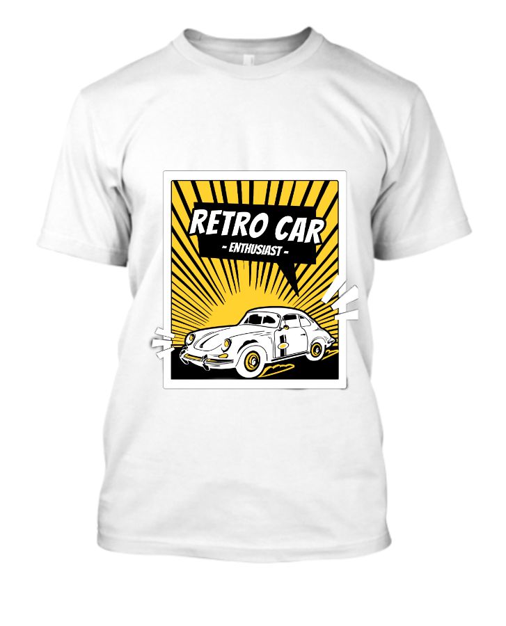 Ritro car I half t shirt - Front