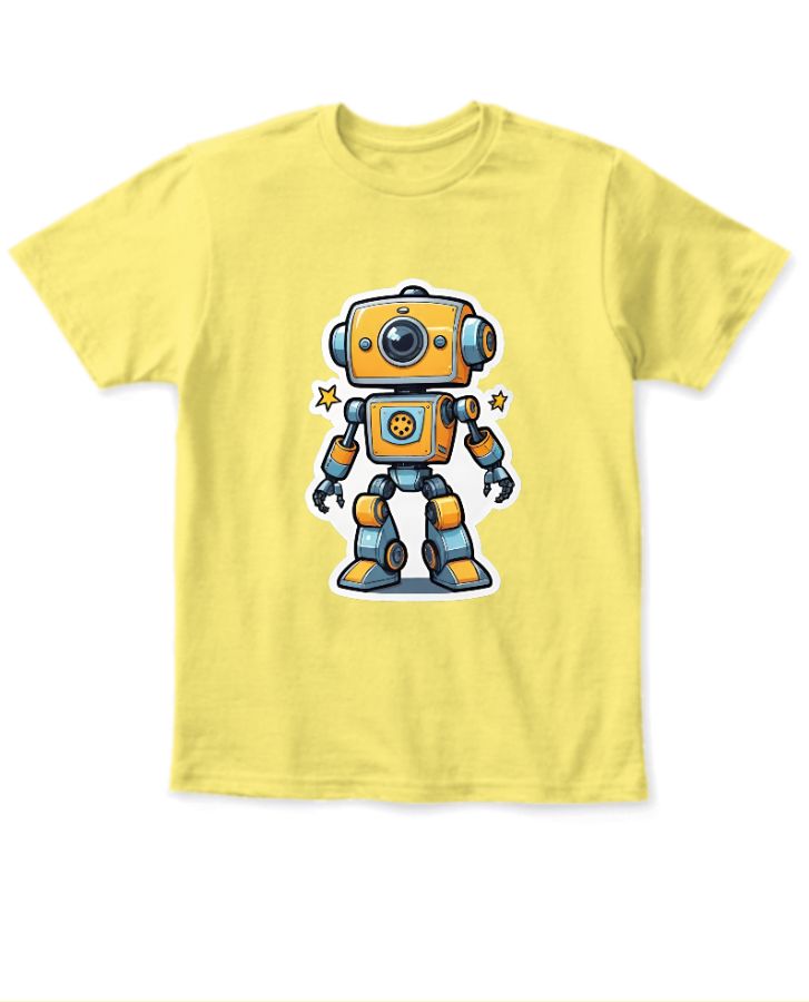 Robot T-Shirts For Kids | Half Sleeve T-Shirt - Front