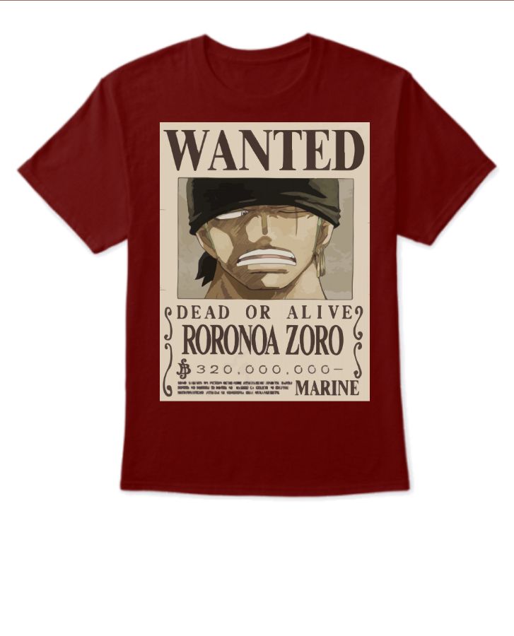 Roronoa Zoro Bounty Poster - Front