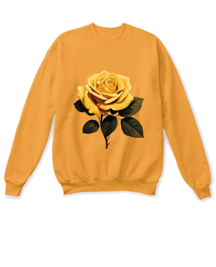 Rose printed sweatshirt  - Front