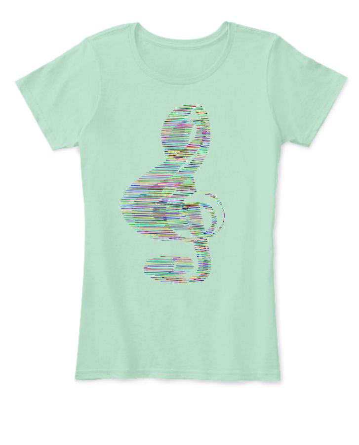 Round Neck Cotton Printed Women's t-shirt - Front