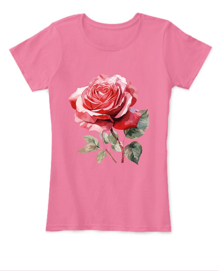 Round collar women's t-shirt - Front