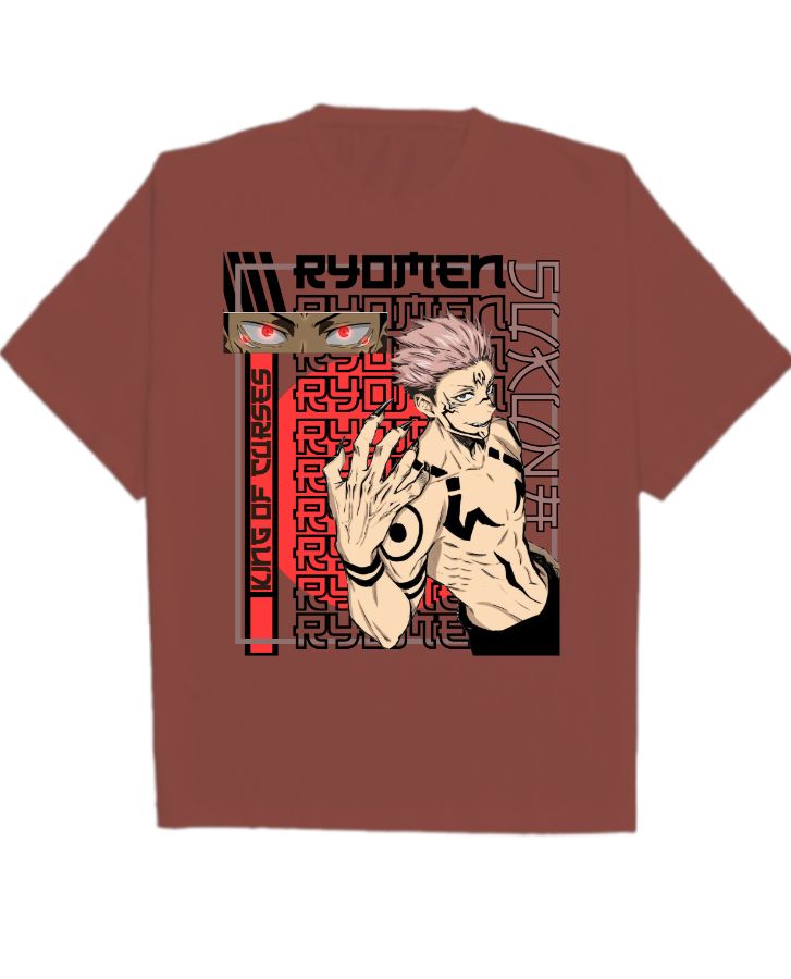 Ryomen sukuna oversize t-shirt  - Front