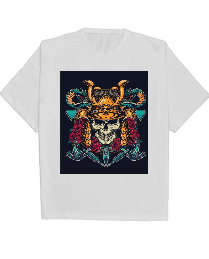 SAMURAI HEAD | OVERSIZED T-SHIRT - Front