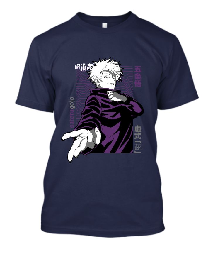 SATORE GOJO FAMOUS ANIME JUJUTSU KAISEN ANIME T SHIRT MERCH ATCHEAPEST RAATE - Front