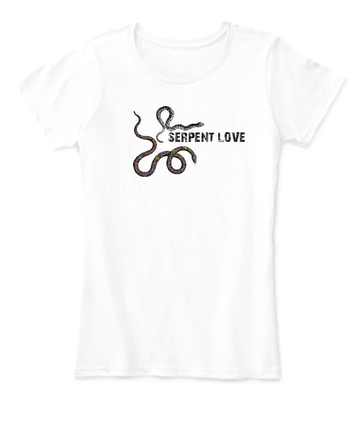 SERPENT LOVE DESIGN | HALF SLEEVES T-SHIRT - Front