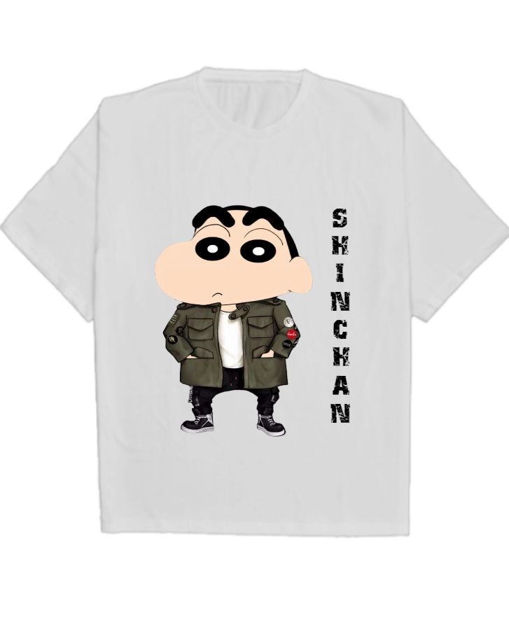 SHINCHAN Design Oversized T-Shirt - Front