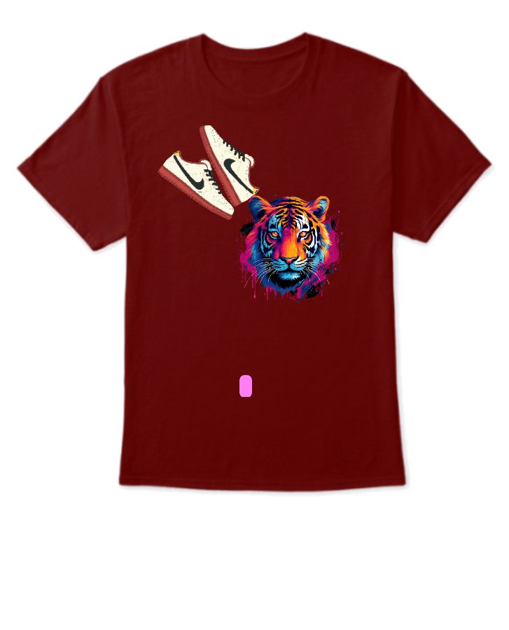 SHOES AND TIGER T-SHIRT - Front