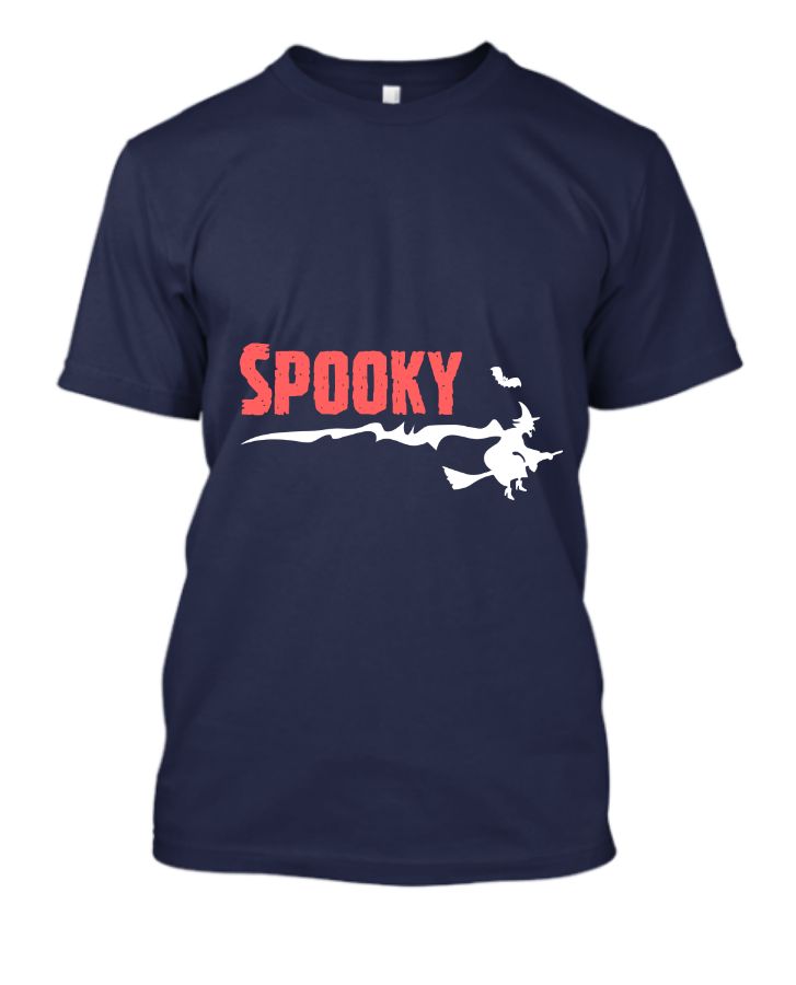SPOOKY PRINTED UNISEX T-SHIRT - Front