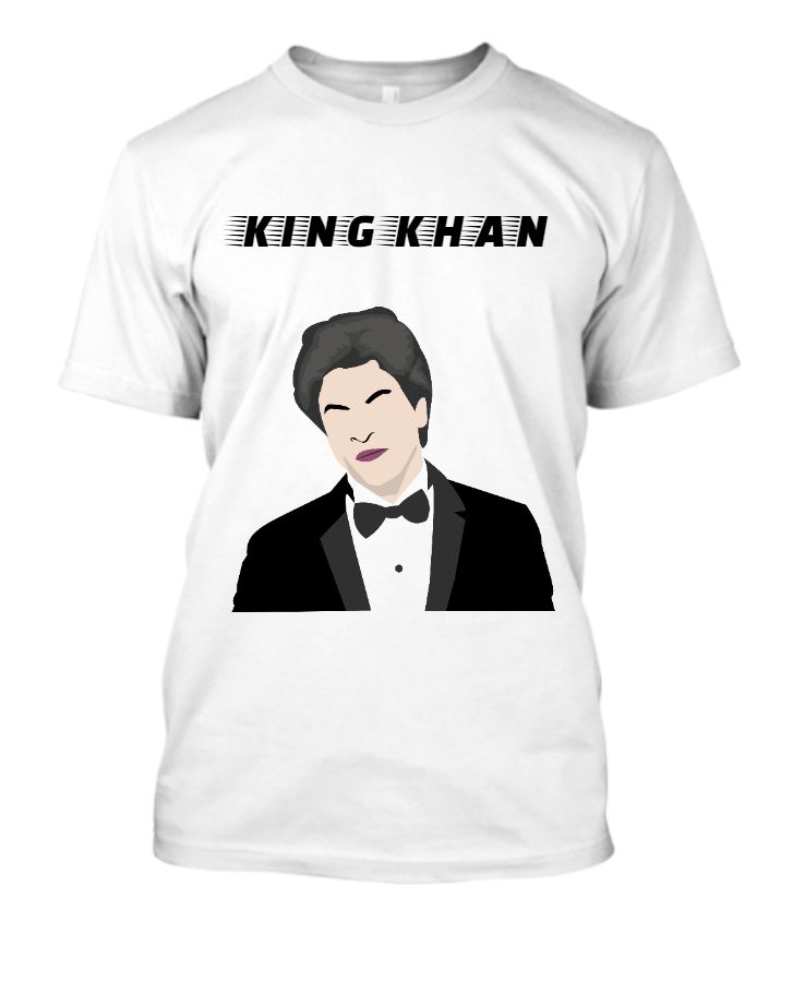 SRK King Khan | Unisex Half Sleeve T-shirt - Front